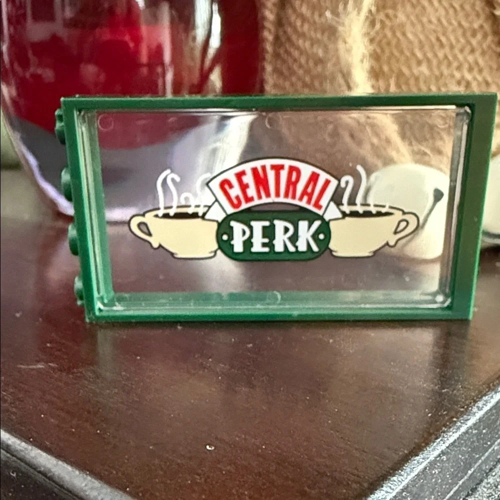 Central Perk Green LEGO Sign Friends Coffee house decor plastic building brick